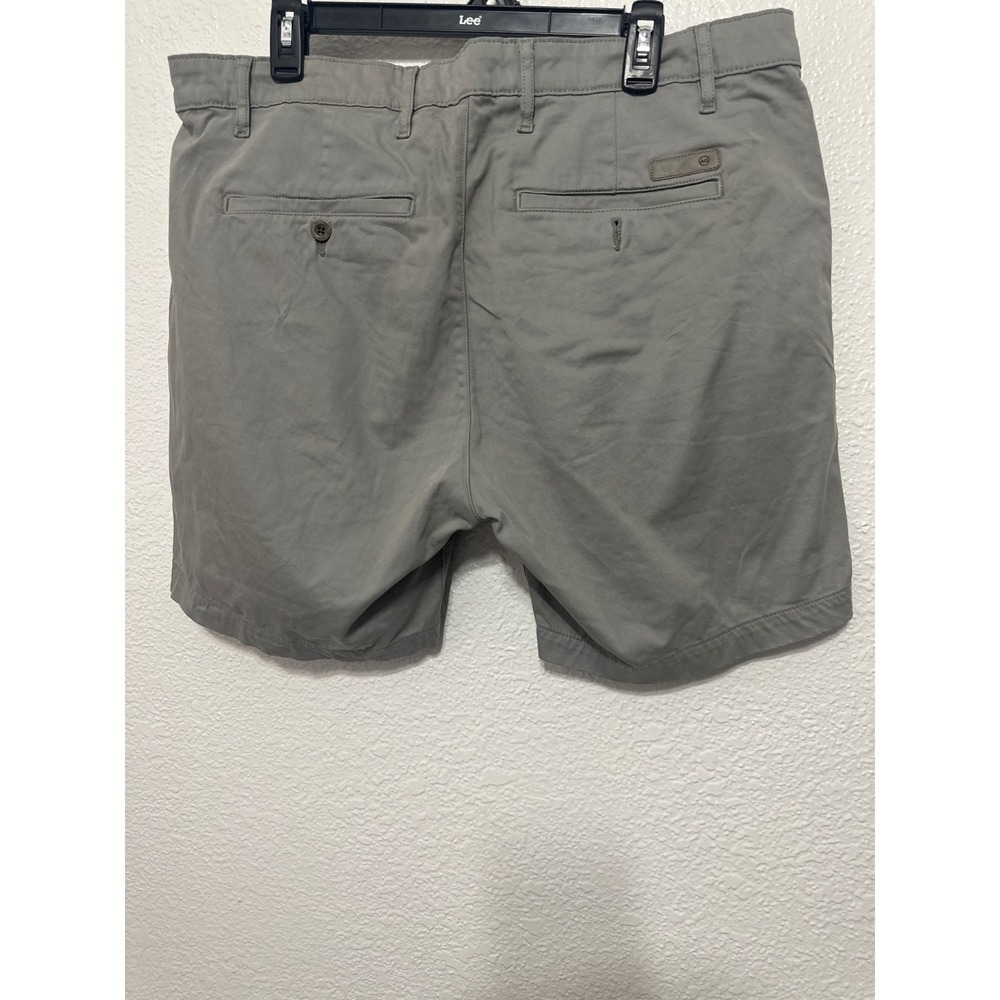 AG Adriano Goldschmied Cipher Slim Fit Shorts Mens Gray Cotton Blend Size 36 - Picture 3 of 11